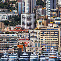 Buy canvas prints of Monaco Cityscape by Artur Bogacki