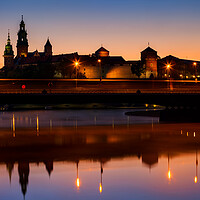 Buy canvas prints of Wawel Castle in Krakow at Dawn by Artur Bogacki
