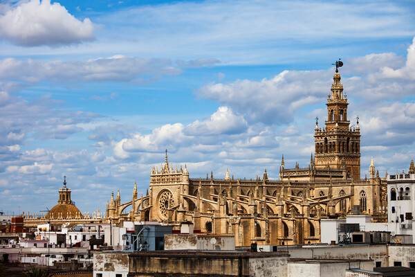 Seville Cathedral in Spain Picture Board by Artur Bogacki