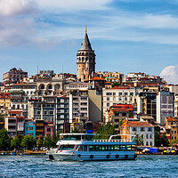 Buy canvas prints of Istanbul Skyline in Turkey by Artur Bogacki