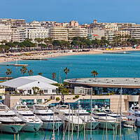 Buy canvas prints of City of Cannes in France by Artur Bogacki