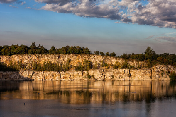 Zakrzowek Reservoir at Sunset in Krakow  Picture Board by Artur Bogacki