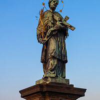 Buy canvas prints of Saint John of Nepomuk Statue in Prague by Artur Bogacki