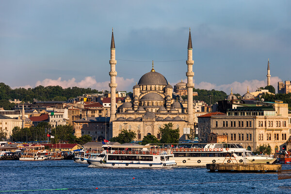 City of Istanbul in Turkey Picture Board by Artur Bogacki
