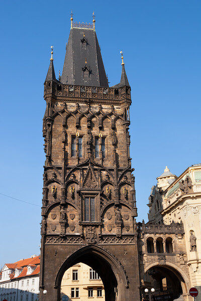 Powder Tower In Prague Picture Board by Artur Bogacki