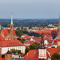Buy canvas prints of Wroclaw Cityscape in Poland by Artur Bogacki