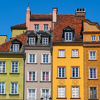 Buy canvas prints of Tenement Houses In Old Town Of Warsaw by Artur Bogacki