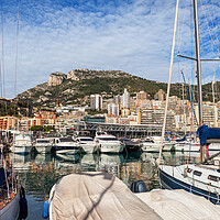 Buy canvas prints of Port in Principality of Monaco by Artur Bogacki