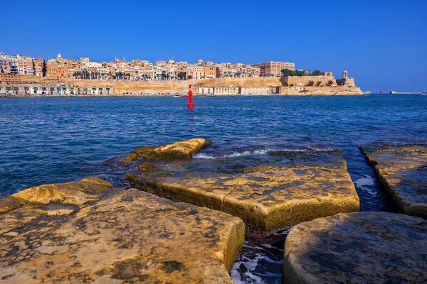 Valletta City And Grand Harbour In Malta Picture Board by Artur Bogacki