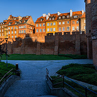 Buy canvas prints of Old Town in Warsaw at Sunset by Artur Bogacki