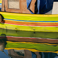 Buy canvas prints of Traditional Maltese Luzzu Fishing Boat In Malta by Artur Bogacki