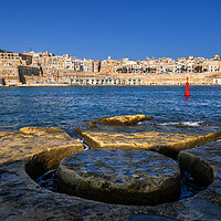 Buy canvas prints of City Skyline of Valletta in Malta by Artur Bogacki
