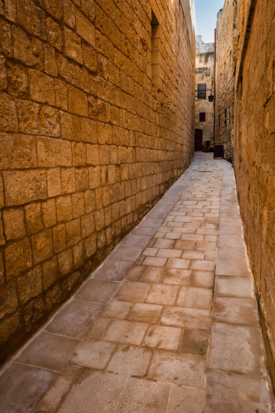 Narrow Alley in Old City of Mdina in Malta Picture Board by Artur Bogacki
