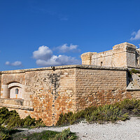 Buy canvas prints of Fort San Lucian in Malta by Artur Bogacki