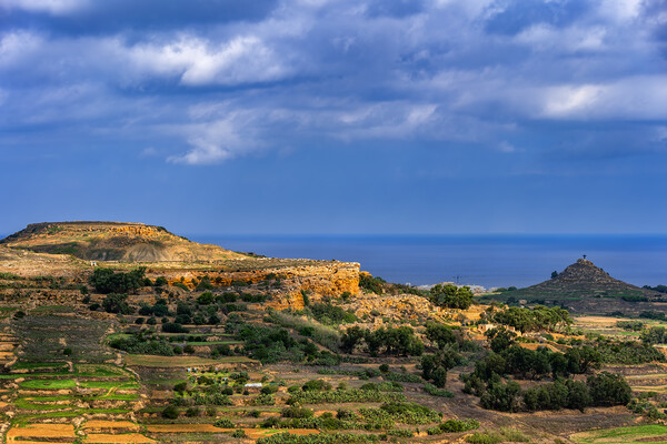 Gozo Island Landscape In Malta Picture Board by Artur Bogacki