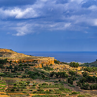 Buy canvas prints of Gozo Island Landscape In Malta by Artur Bogacki