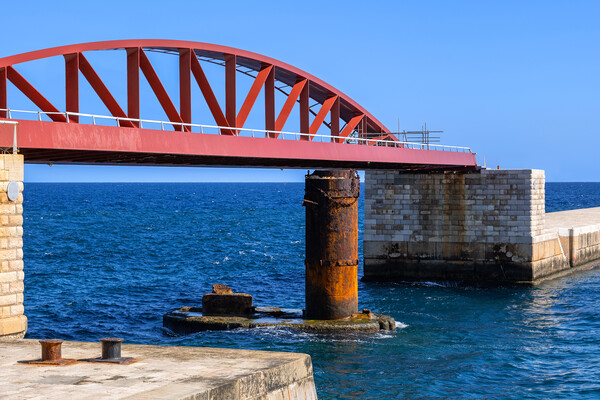 St Elmo Bridge in Valletta, Malta Picture Board by Artur Bogacki