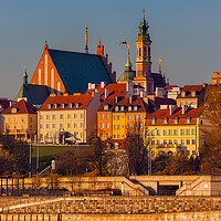 Buy canvas prints of Warsaw City at Sunrise in Poland by Artur Bogacki