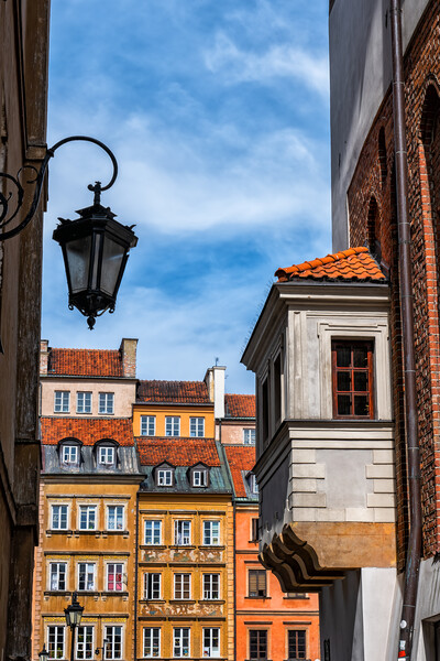 In The Old Town Of Warsaw Picture Board by Artur Bogacki