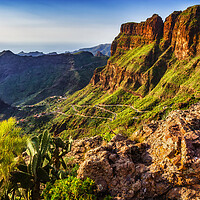 Buy canvas prints of Tenerife Mountains Landscape by Artur Bogacki