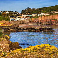 Buy canvas prints of Town of Dunmore East in Ireland by Artur Bogacki