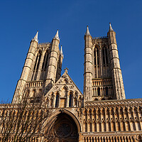 Buy canvas prints of Lincoln Cathedral In England by Artur Bogacki