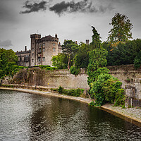 Buy canvas prints of Kilkenny Castle River View In Ireland by Artur Bogacki