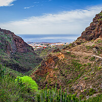 Buy canvas prints of Barranco del Infierno Hell Gorge Landscape in Tenerife by Artur Bogacki