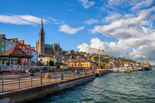 Cobh Town In Ireland Picture Board by Artur Bogacki