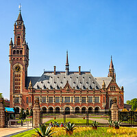 Buy canvas prints of Peace Palace in Hague City In Netherlands by Artur Bogacki