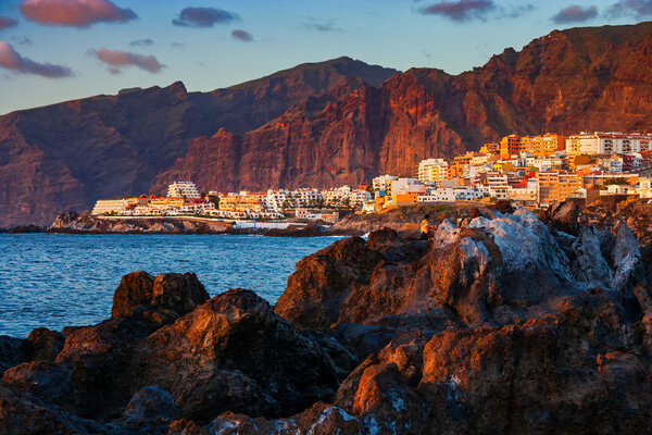 Tenerife Island in Canary Islands at Sunset Picture Board by Artur Bogacki