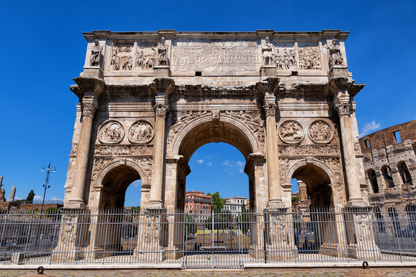 Arch of Constantine in Rome Picture Board by Artur Bogacki