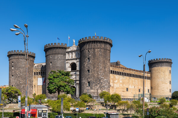 Castel Nuovo Angevin Keep in Naples Picture Board by Artur Bogacki