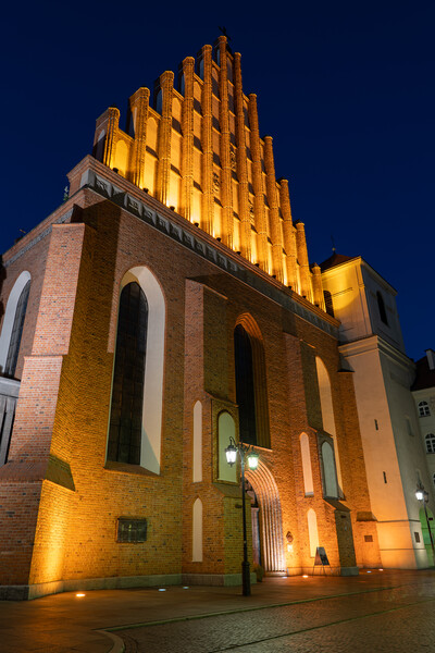 St John Archcathedral In Warsaw At Night Picture Board by Artur Bogacki
