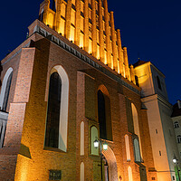 Buy canvas prints of St John Archcathedral In Warsaw At Night by Artur Bogacki