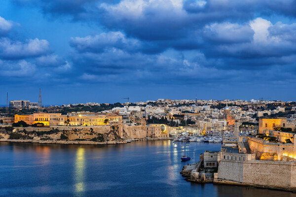 Towns of Kalkara and Birgu in Malta Picture Board by Artur Bogacki