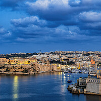 Buy canvas prints of Towns of Kalkara and Birgu in Malta by Artur Bogacki