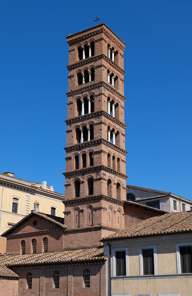 Basilica of Saint Mary in Cosmedin in Rome Picture Board by Artur Bogacki