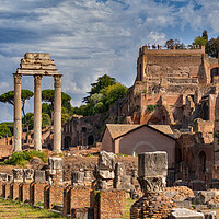 Buy canvas prints of Roman Forum and Palatine Hill in Rome by Artur Bogacki