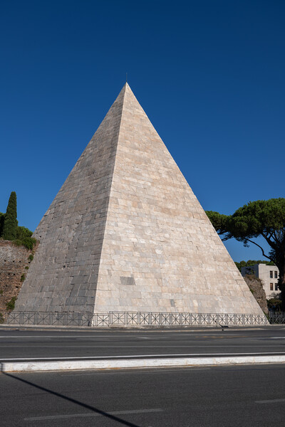 Ancient Pyramid of Cestius in Rome Picture Board by Artur Bogacki