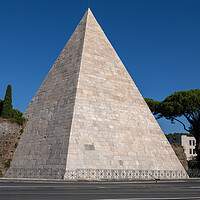 Buy canvas prints of Ancient Pyramid of Cestius in Rome by Artur Bogacki