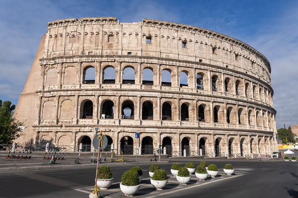 Colosseum Ancient Flavian Amphitheatre In Rome Picture Board by Artur Bogacki