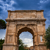 Buy canvas prints of Arch of Titus in City of Rome by Artur Bogacki