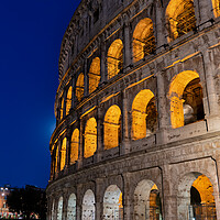 Buy canvas prints of The Colosseum by Night in Rome by Artur Bogacki