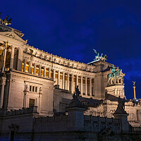 Buy canvas prints of Altar of the Fatherland by Night in Rome by Artur Bogacki