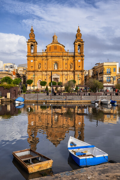 St Joseph Church In Msida Malta Picture Board by Artur Bogacki