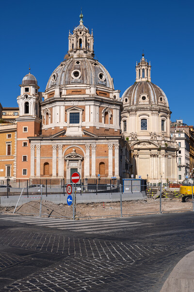 Domed Churches of Rome Picture Board by Artur Bogacki