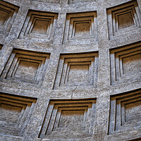 Buy canvas prints of Pantheon Dome Architectural Details by Artur Bogacki