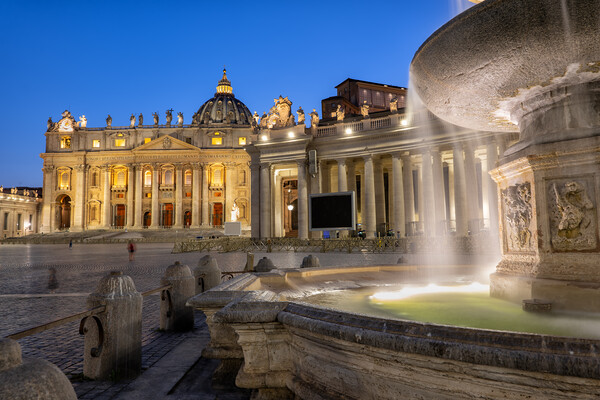 Vatican by Night Picture Board by Artur Bogacki