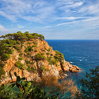 Buy canvas prints of Costa Brava Scenic Sea Coast In Spain by Artur Bogacki